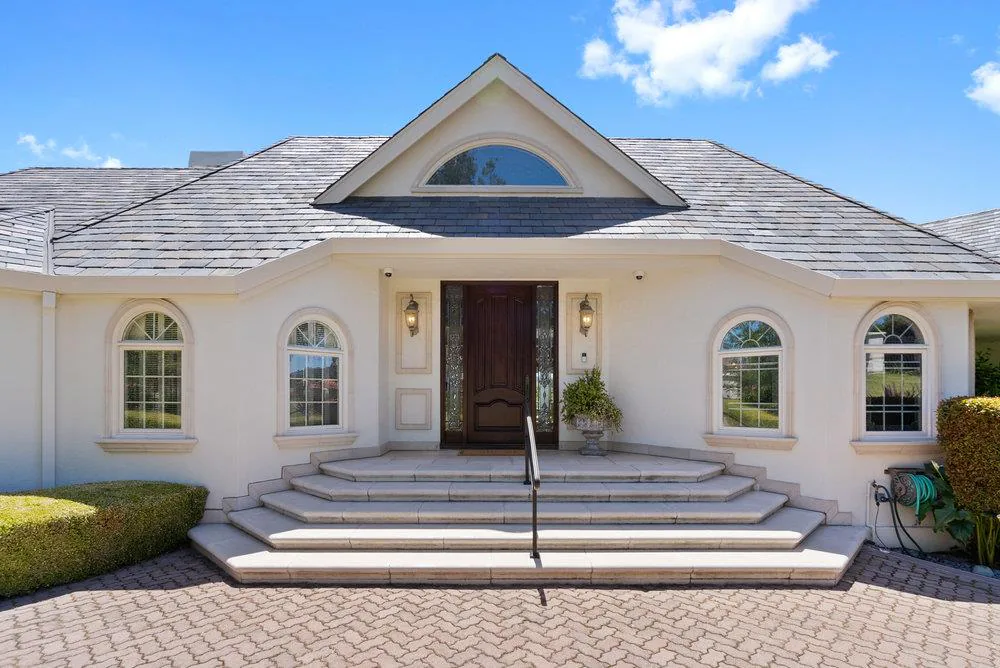 The front steps at 112 Madera Court